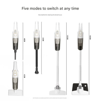 Cordless 2-in-1 Handheld & Stick Vacuum Cleaner with Detachable Water Tank & Dust Mite Remover(white) V888-ELOSUNG35746