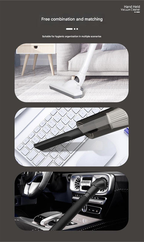 Cordless 2-in-1 Handheld & Stick Vacuum Cleaner with Detachable Water Tank & Dust Mite Remover(white) V888-ELOSUNG35746