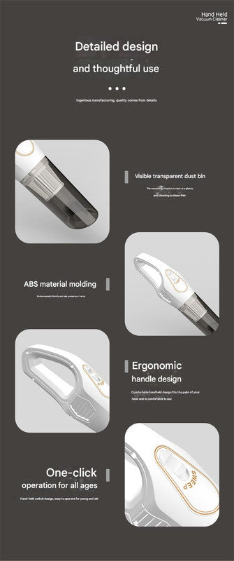 Cordless 2-in-1 Handheld & Stick Vacuum Cleaner with Detachable Water Tank & Dust Mite Remover(white) V888-ELOSUNG35746