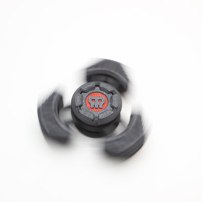 Two Sci-Fi Triangular Keychain Fidget Spinner - 3D Printed EDC Stress Relief Toy(white) V888-ELOSUNG35769