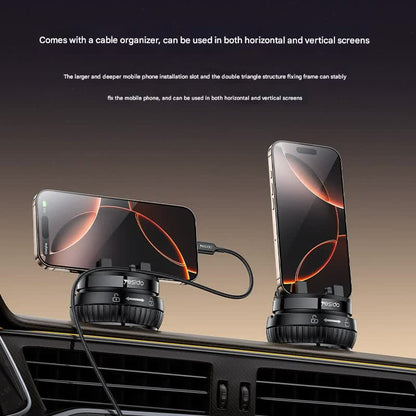 Universal Car Dashboard Phone Holder with Rotary Suction Cup & 360 degrees Rotation(black) V888-ELOSUNG35771