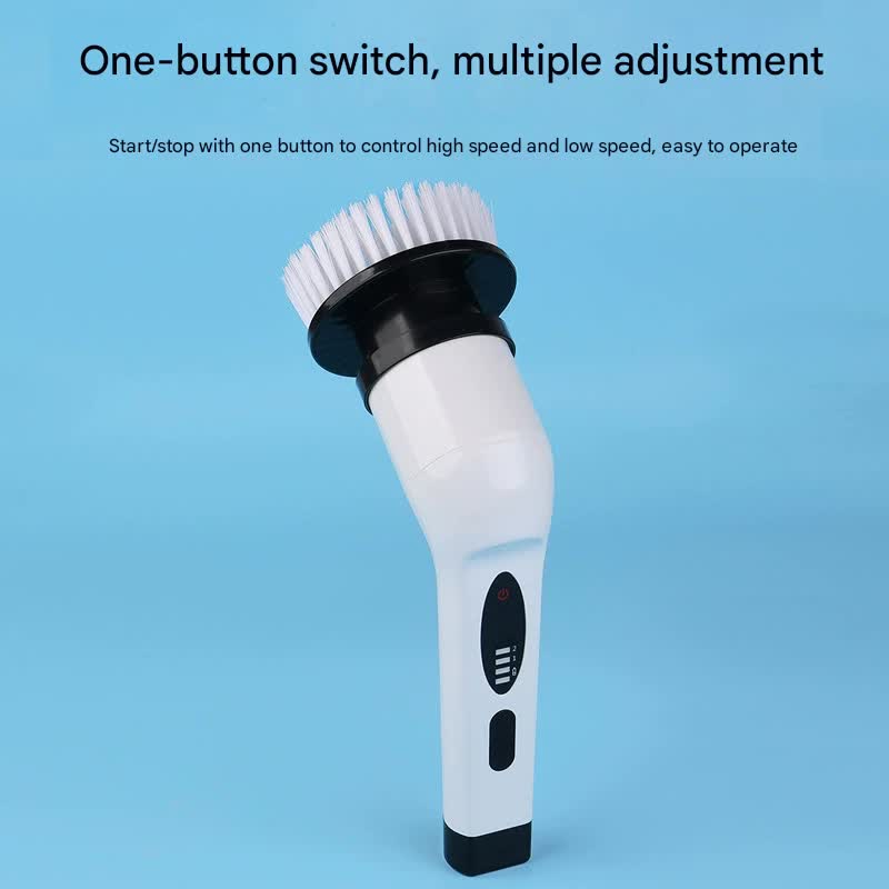 9-in-1 Multifunctional Cordless Electric Spin Scrubber with Adjustable Extension Handle(white) V888-ELOSUNG35772