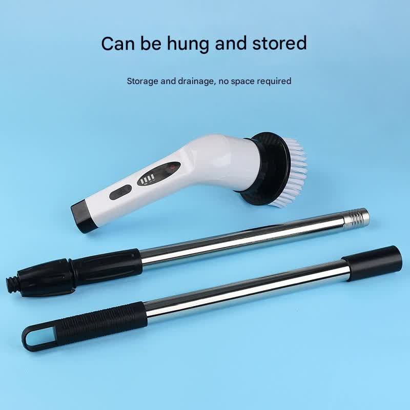 9-in-1 Multifunctional Cordless Electric Spin Scrubber with Adjustable Extension Handle(white) V888-ELOSUNG35772