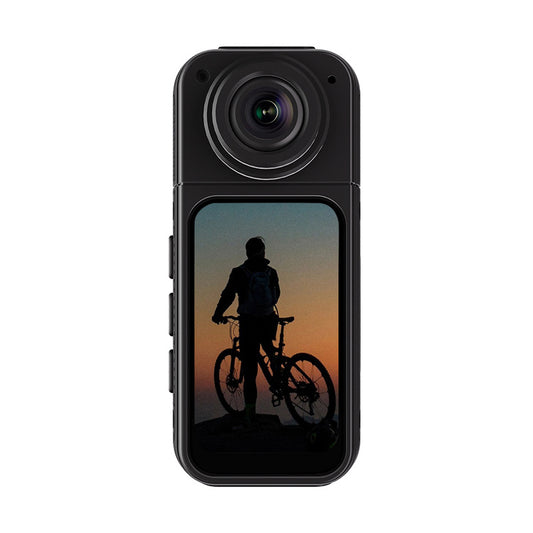 Thumb-Sized 2.7K Camera with 180 Rotatable Lens & Magnet Mount - Capture Your World Hands-Free(black+64G) V888-ELOSUNG35780