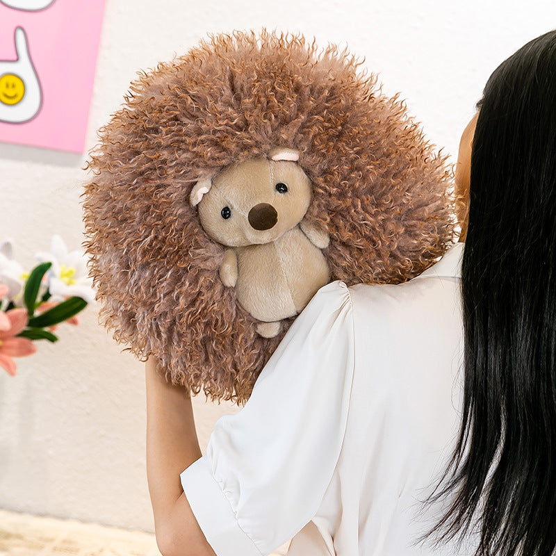 Super Soft Animal Sphere Plush Pillow - 38cm Decorative Throw Cushion for Sofa & Bed(panda) V888-ELOSUNG35788