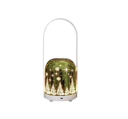 Portable Christmas LED Lantern - Dimmable, 3 Color Temps, 5200mAh Battery & Memory Function(Gold) V888-ELOSUNG35806