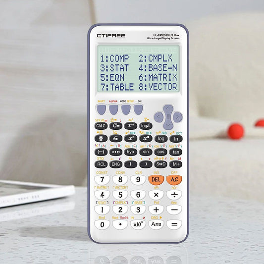 Advanced Scientific Calculator with 417 Functions & Large Natural Textbook Display(silver) V888-ELOSUNG35823