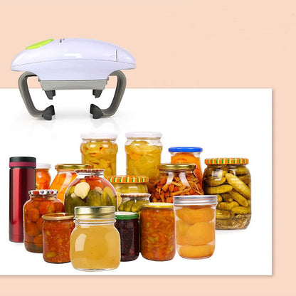 Effortless Electric Jar Opener - Automatic Grip for Arthritis Sufferers, Seniors & Weak Hands(white) V888-ELOSUNG35835