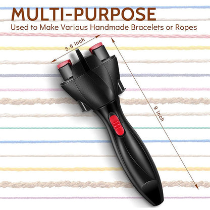 Automatic Hair Braiding Tool - Bi-Directional Rotation, Quick Twist Styling for Braids & Handmade V888-ELOSUNG35836