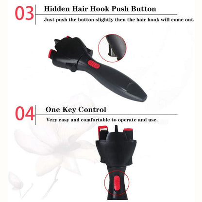 Automatic Hair Braiding Tool - Bi-Directional Rotation, Quick Twist Styling for Braids & Handmade V888-ELOSUNG35836