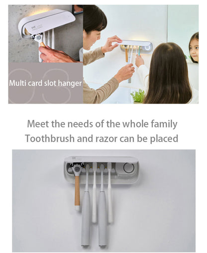 Smart UVC Toothbrush Sterilizer & Holder with Heat Drying, Radar Sensor Night Light(white) V888-ELOSUNG35840