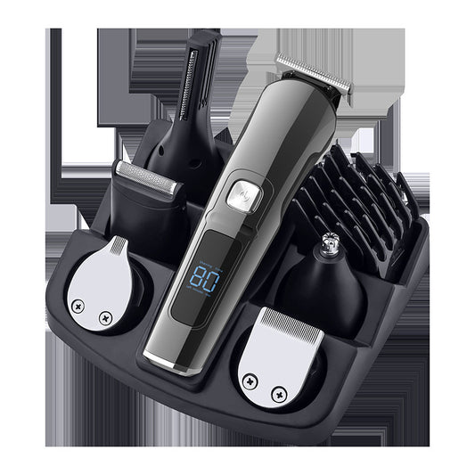 All-in-One Professional Men's Grooming Kit - IPX7 Waterproof Hair Clipper & Beard Trimmer with LED V888-ELOSUNG35841