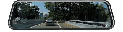 10-Inch Dual Lens Dash Cam Mirror - 1080P FHD Touch Screen Car DVR with Rear Camera, Night Vision & V888-ELOSUNG35863
