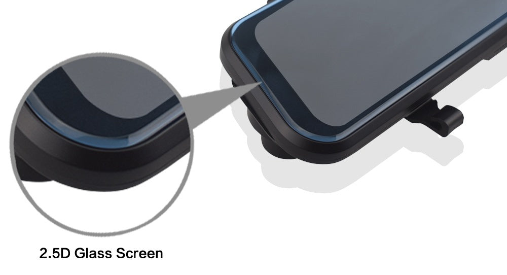 10-Inch Dual Lens Dash Cam Mirror - 1080P FHD Touch Screen Car DVR with Rear Camera, Night Vision & V888-ELOSUNG35863