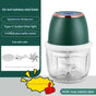 Electric Mini Garlic Chopper with Glass Bowl - USB Rechargeable, 6 Blades, Large Capacity(green) V888-ELOSUNG35896
