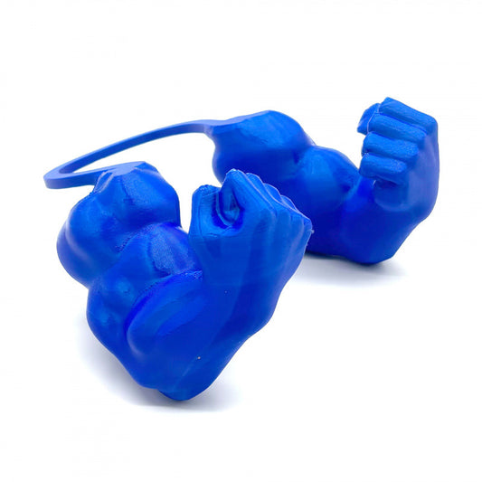 2pc Hilarious Muscle Arm Pet Costume Prop - Funny Novelty Arms for Cats & Small Dogs(blue) V888-ELOSUNG35918