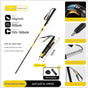 Ultralight Carbon Fiber Foldable Trail Running & Hiking Pole(yellow Recommended height range 155-165cm) V888-ELOSUNG35931