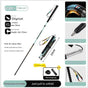 Ultralight Carbon Fiber Foldable Trail Running & Hiking Pole(blue Recommended height range 165-175cm) V888-ELOSUNG35935