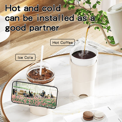 Multi-Purpose Anti-Spill Cup Holder with Suction Base & Detachable Phone Stand(green) V888-ELOSUNG35961