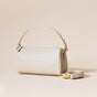 Genuine Leather Boston Bag - Mini Barrel Crossbody & Top Handle Purse(white) V888-ELOSUNG35970