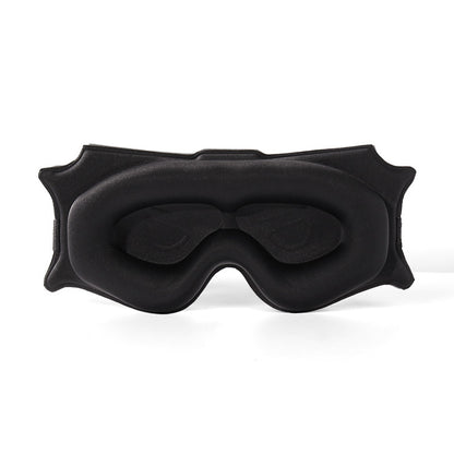 3pc 6D Contoured Zero-Pressure Sleep Mask - 360 Light Blocking Eye Mask with Adjustable Strap(black) V888-ELOSUNG35977