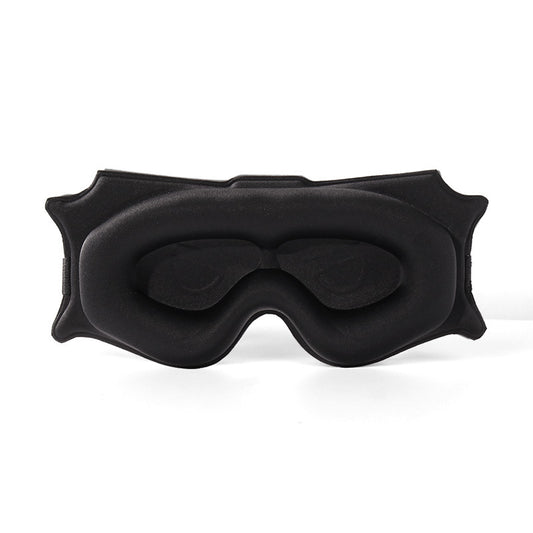 3pc 6D Contoured Zero-Pressure Sleep Mask - 360 Light Blocking Eye Mask with Adjustable Strap(black) V888-ELOSUNG35977