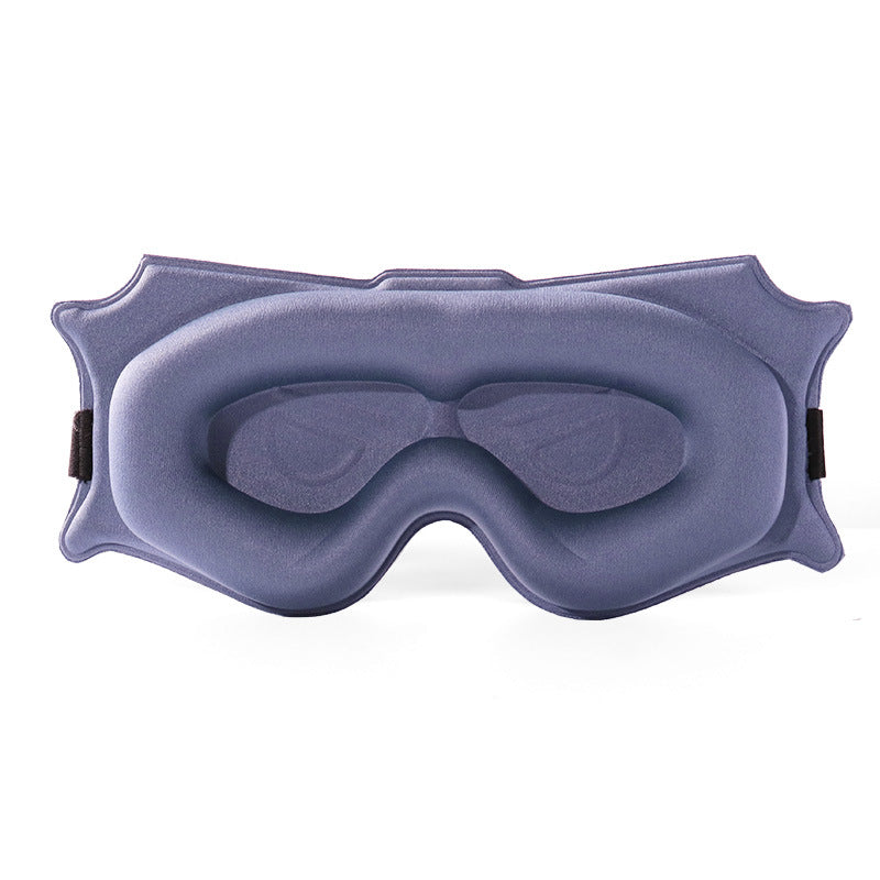 3pc 6D Contoured Zero-Pressure Sleep Mask - 360 Light Blocking Eye Mask with Adjustable Strap(Purple) V888-ELOSUNG35979
