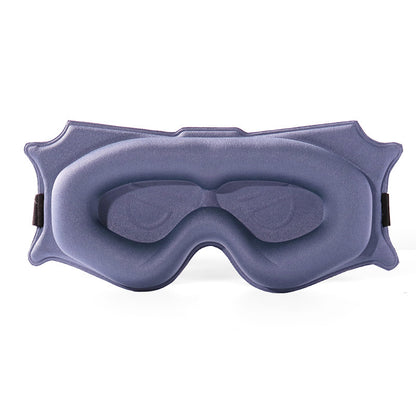 3pc 6D Contoured Zero-Pressure Sleep Mask - 360 Light Blocking Eye Mask with Adjustable Strap(Purple) V888-ELOSUNG35979