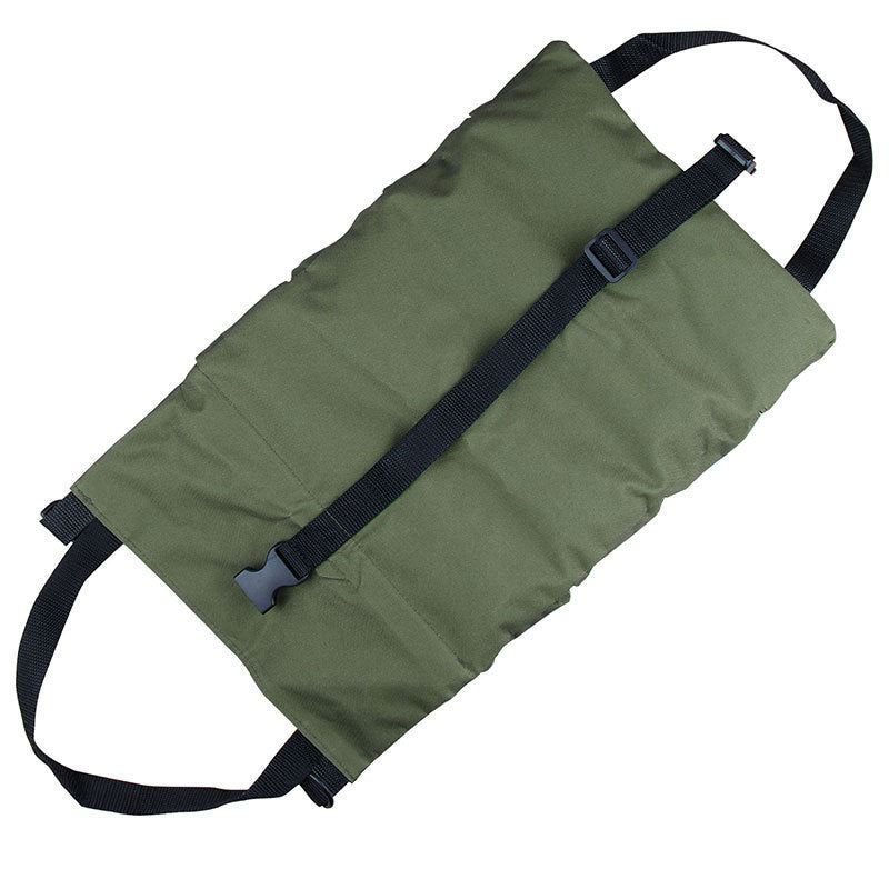 Heavy-Duty Canvas Tool Roll Up Bag & Organizer Tote - Multi-Pocket Wrench & Tool Pouch(Blue) V888-ELOSUNG35992