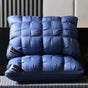 Blue Luxury Adjustable Bed Pillow Set (2-Pack) - Hotel Quality Down Alternative for Ultimate Neck Support & V888-ELOSUNG36030