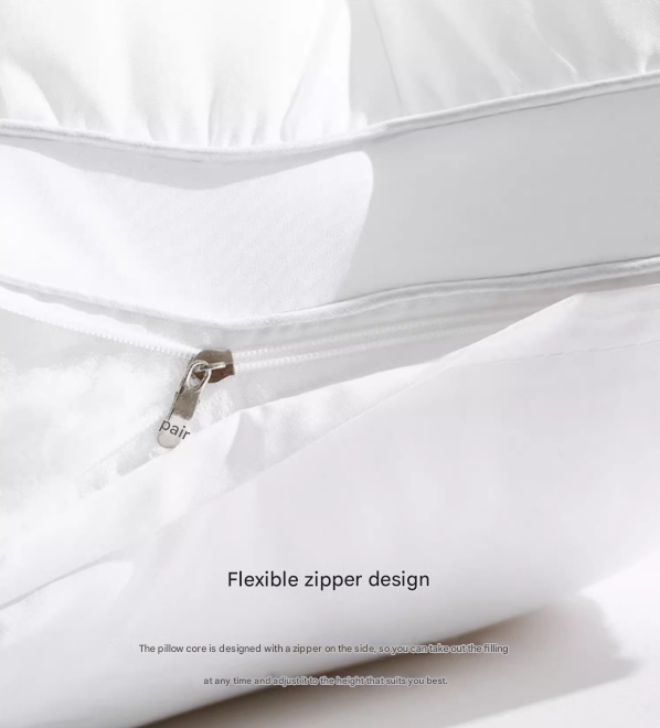 Green Luxury Adjustable Bed Pillow Set (2-Pack) - Hotel Quality Down Alternative for Ultimate Neck Support & V888-ELOSUNG36032