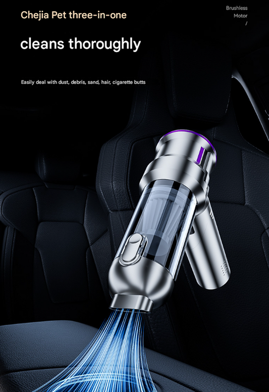 Silver and Purple 4-in-1 Cordless Handheld Vacuum Cleaner - Powerful 16KPa Suction with Brushless Motor, V888-ELOSUNG36037