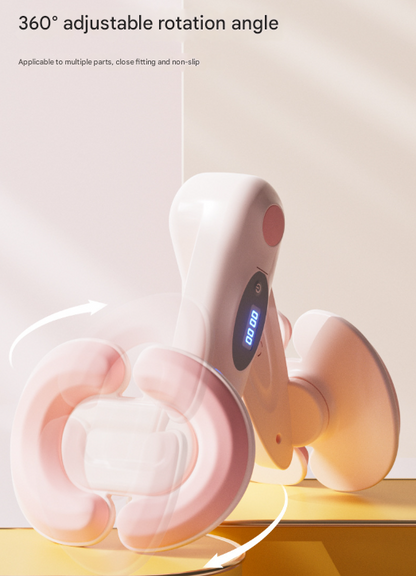 Pink Smart Kegel & Thigh Master with Digital Counter - Adjustable Pelvic Floor Trainer for Women's Home V888-ELOSUNG36049