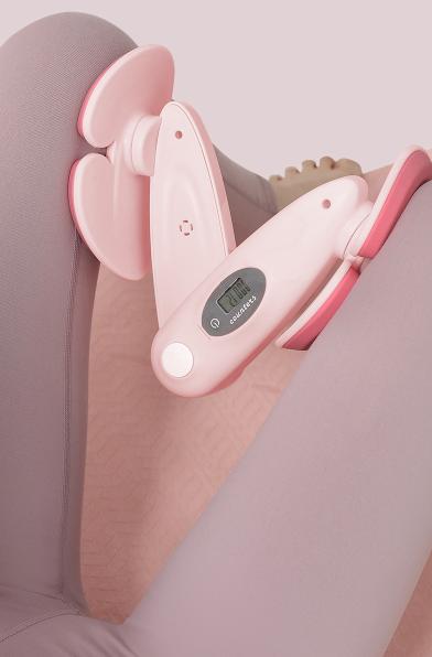 Pink Smart Kegel & Thigh Master with Digital Counter - Adjustable Pelvic Floor Trainer for Women's Home V888-ELOSUNG36049