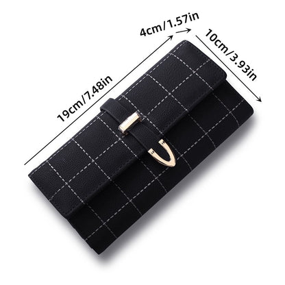 Random Color Surprise Lucky Bag: Random Style Women's Long PU Leather Wallet Mystery Box V888-ELOSUNG36076