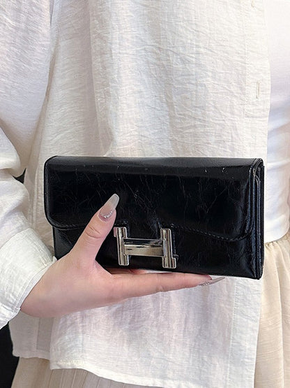 Random Color Surprise Lucky Bag: Random Style Women's Long PU Leather Wallet Mystery Box V888-ELOSUNG36076
