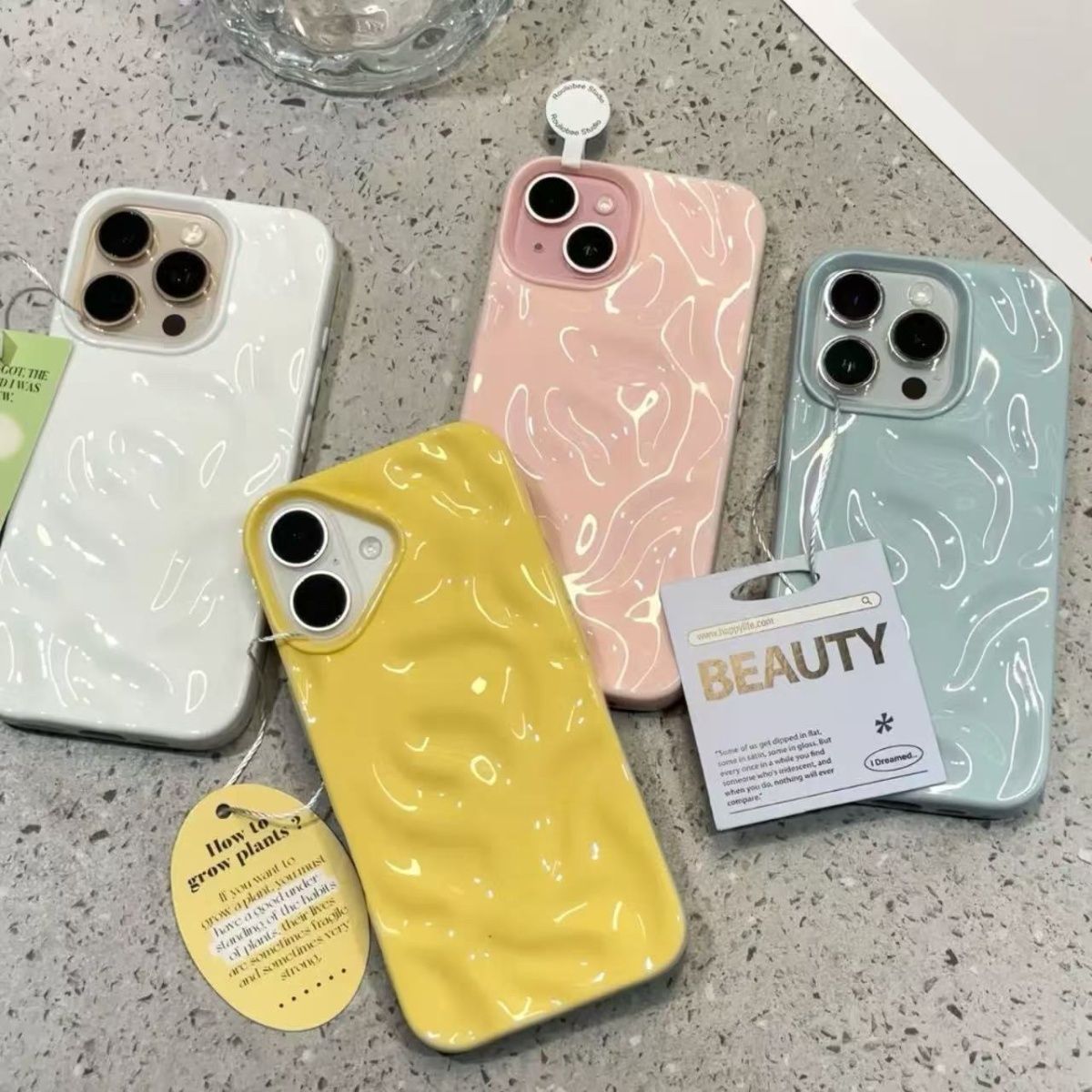 Random Color iPhone Case Surprise Box - 5 Pack of Random Style Covers for Your Apple Model V888-ELOSUNG36084