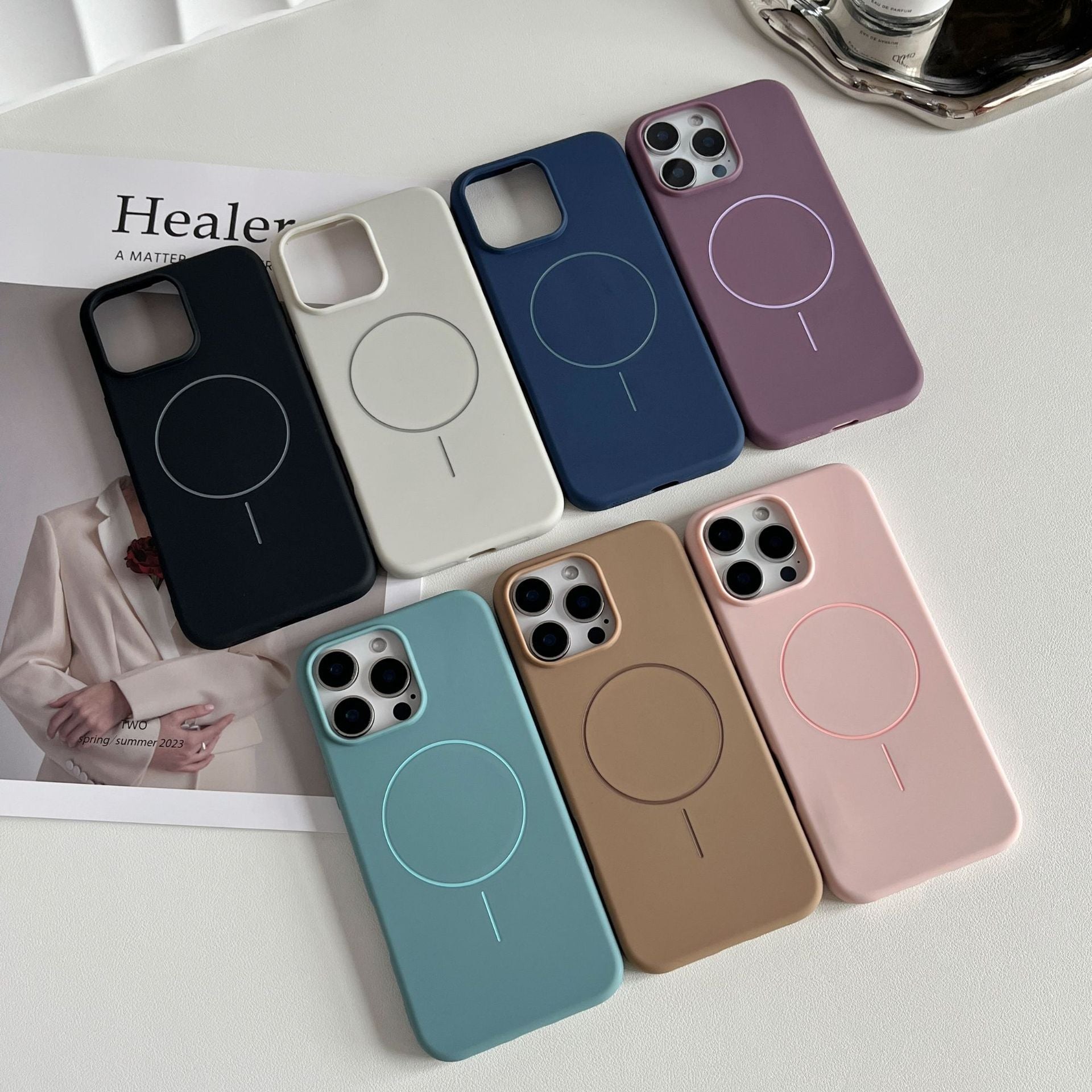 Random Color iPhone Case Surprise Box - 5 Pack of Random Style Covers for Your Apple Model V888-ELOSUNG36084