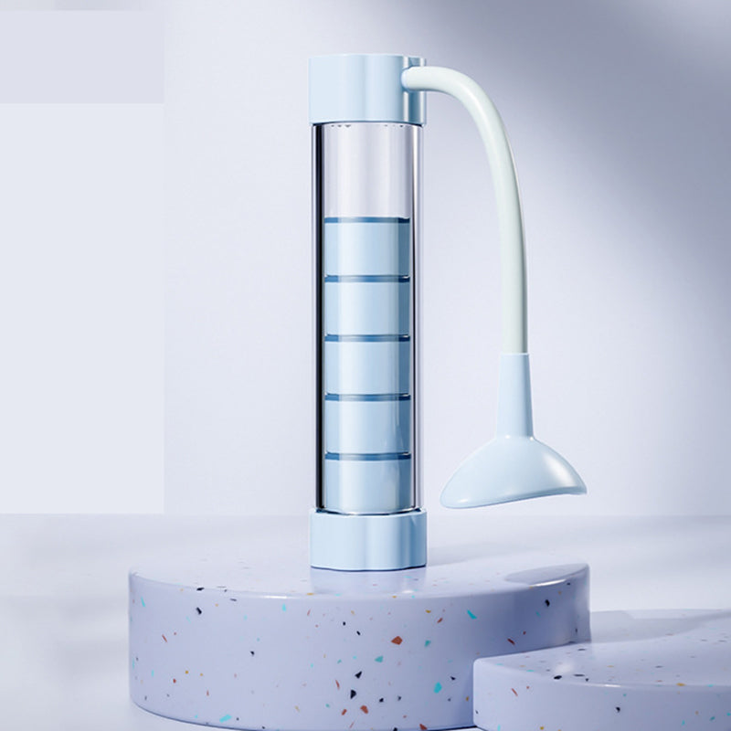 Blue Adjustable Breathing Exerciser & Respiratory Muscle Trainer - Lung Capacity, Core & Pelvic Floor Fitness V888-ELOSUNG36104