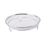 Silver 3-Pack Stackable Air fryer Racks - Food Grade Stainless Steel Multi-Layer Dehydrator & Crisper Tray V888-ELOSUNG36138