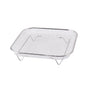 Silver 3-Pack Stackable Air fryer Racks - Food Grade Stainless Steel Multi-Layer Dehydrator & Crisper Tray V888-ELOSUNG36139