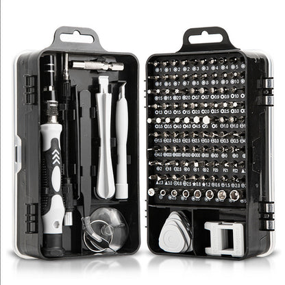 Grey Professional 115-in-1 Precision Screwdriver Set - Magnetic Repair Tool Kit for PC, Laptop, Phone & V888-ELOSUNG36178