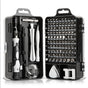 Grey Professional 115-in-1 Precision Screwdriver Set - Magnetic Repair Tool Kit for PC, Laptop, Phone & V888-ELOSUNG36178