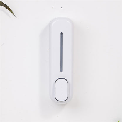 2 Pcs White Modern Wall-Mounted Press Soap Dispenser - 300ml Refillable Pump for Bathroom & Kitchen V888-ELOSUNG36194