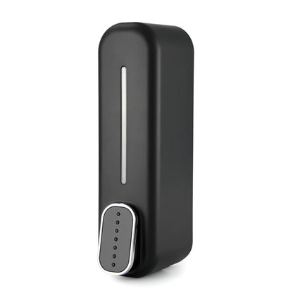 2 Pcs Black Modern Wall-Mounted Press Soap Dispenser - 300ml Refillable Pump for Bathroom & Kitchen V888-ELOSUNG36195