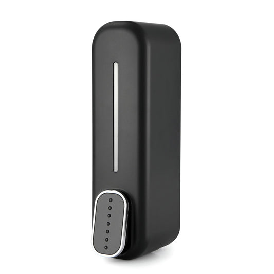 2 Pcs Black Modern Wall-Mounted Press Soap Dispenser - 300ml Refillable Pump for Bathroom & Kitchen V888-ELOSUNG36195