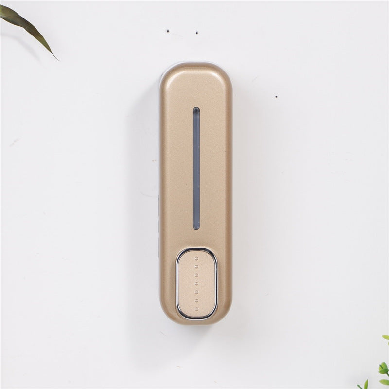 2 Pcs Gold Modern Wall-Mounted Press Soap Dispenser - 300ml Refillable Pump for Bathroom & Kitchen V888-ELOSUNG36196