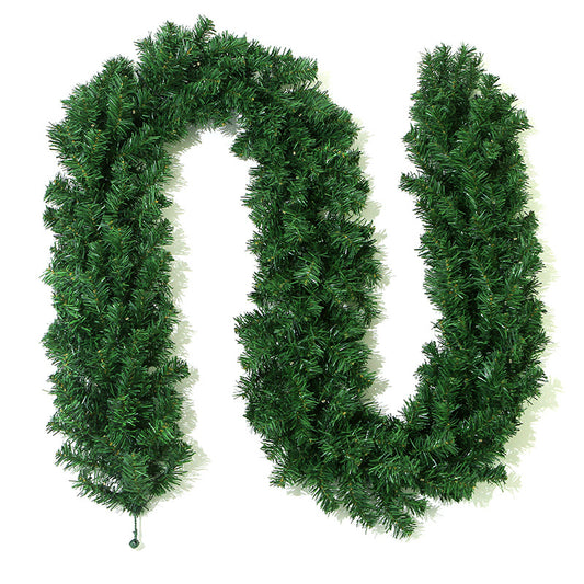Classic Green Lush Artificial Christmas Garland - 2.7m Green Pine Vine with 280 Tips for Holiday Decor V888-ELOSUNG36208
