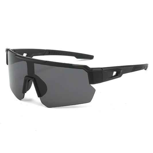 Black Unisex Sport Cycling Sunglasses - Lightweight Wraparound Eyewear for Running & Outdoor Activities V888-ELOSUNG36253