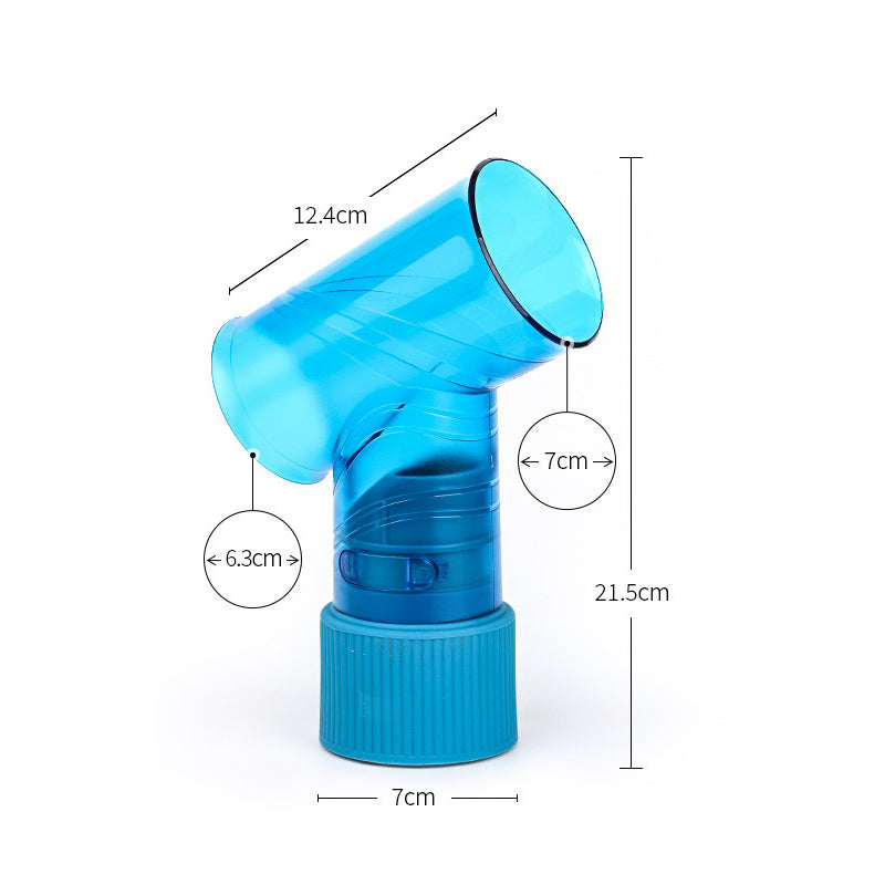 Black Wind Spin Hair Curler Diffuser - Universal Hair Dryer Attachment for Effortless Waves and Curls V888-ELOSUNG36344